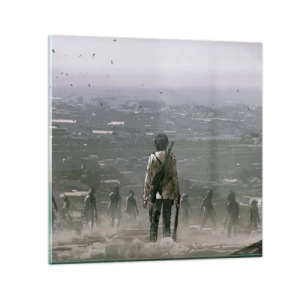 Impression sur verre - Image sur verre - Dernier samaritain ? - 70x70 cm