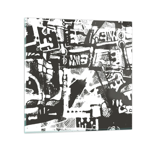 Impression sur verre - Image sur verre - Ordre ou chaos? - 60x60 cm