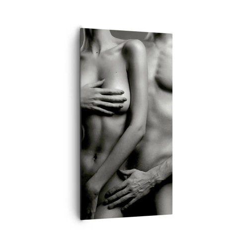 Impression sur toile - Image sur toile - Adam et Eve - 65x120 cm