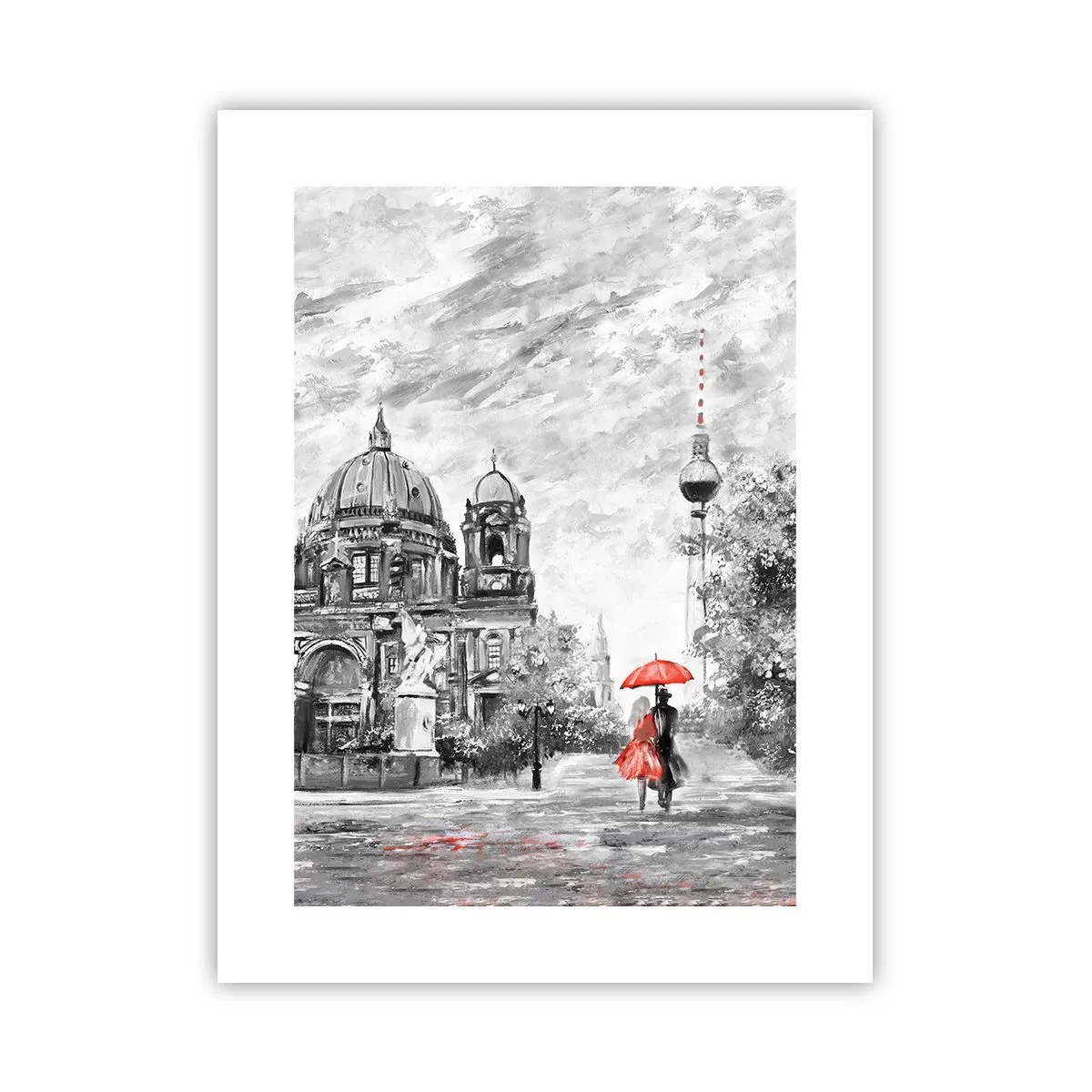 Affiche - Poster - Rencontre berlinoise - 30x40 cm