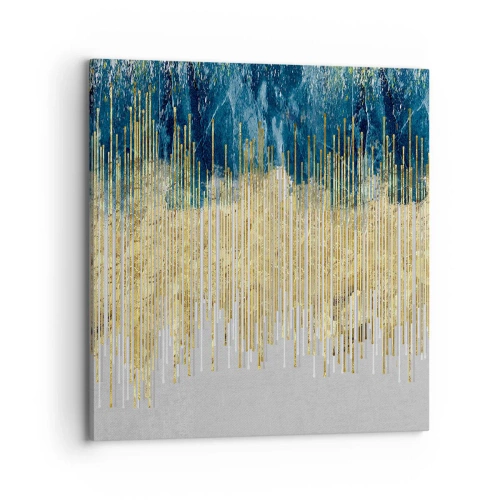 Impression sur toile - Image sur toile - Bordure dorée - 70x70 cm