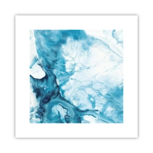 Affiche - Poster - Concert de bleu - 30x30 cm