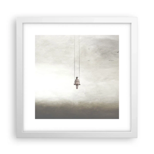 Affiche dans un cadre blanc - Poster - Enfant en nous - 30x30 cm