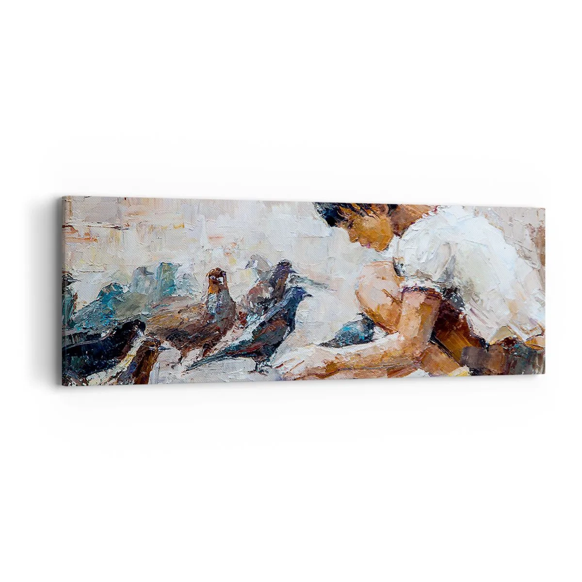 Impression sur toile - Image sur toile - Les plus petits et les plus gentils - 90x30 cm
