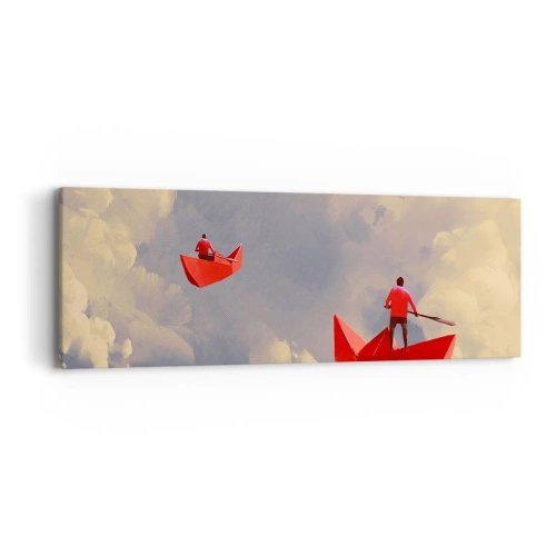 Impression sur toile - Image sur toile - Expédition des Rêveurs - 90x30 cm