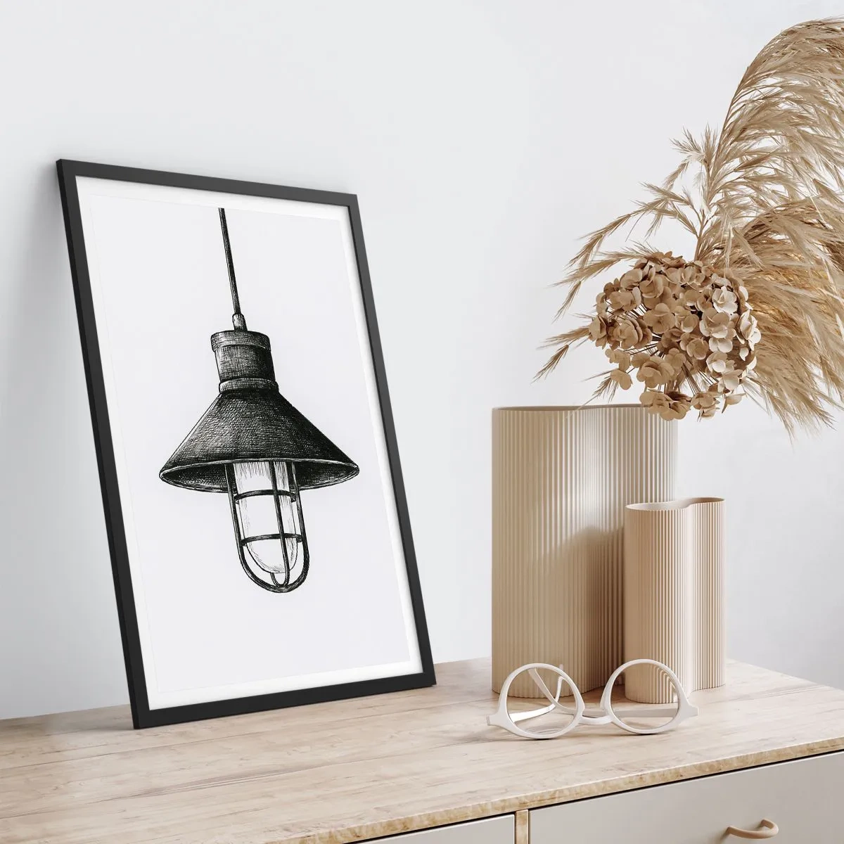 Affiche dans un cadre noir - Poster - Comme il y a des années… - 61x91 cm