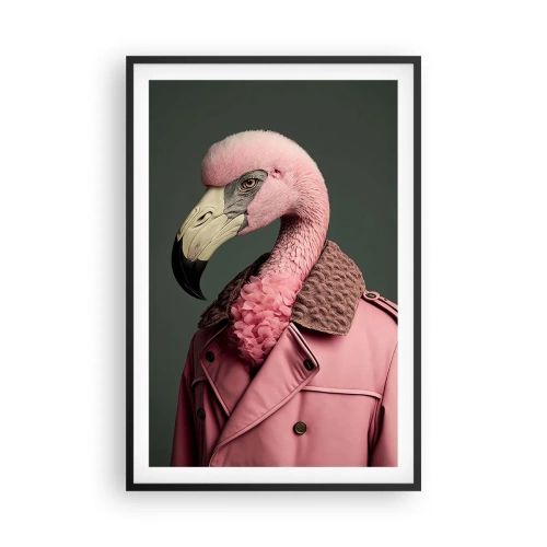 Affiche dans un cadre noir - Poster - La vraie élégance - 61x91 cm