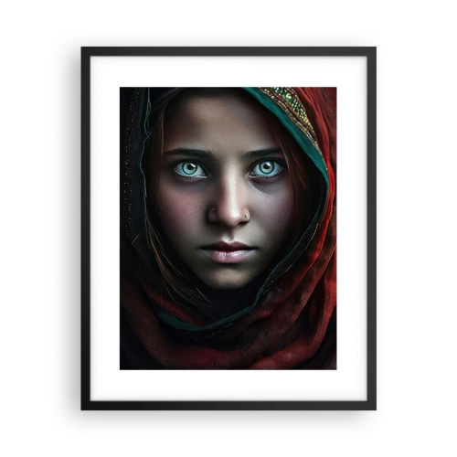 Affiche dans un cadre noir - Poster - Princesse orientale - 40x50 cm