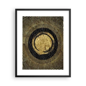 Affiche dans un cadre noir - Poster - Composition glamour - 40x50 cm