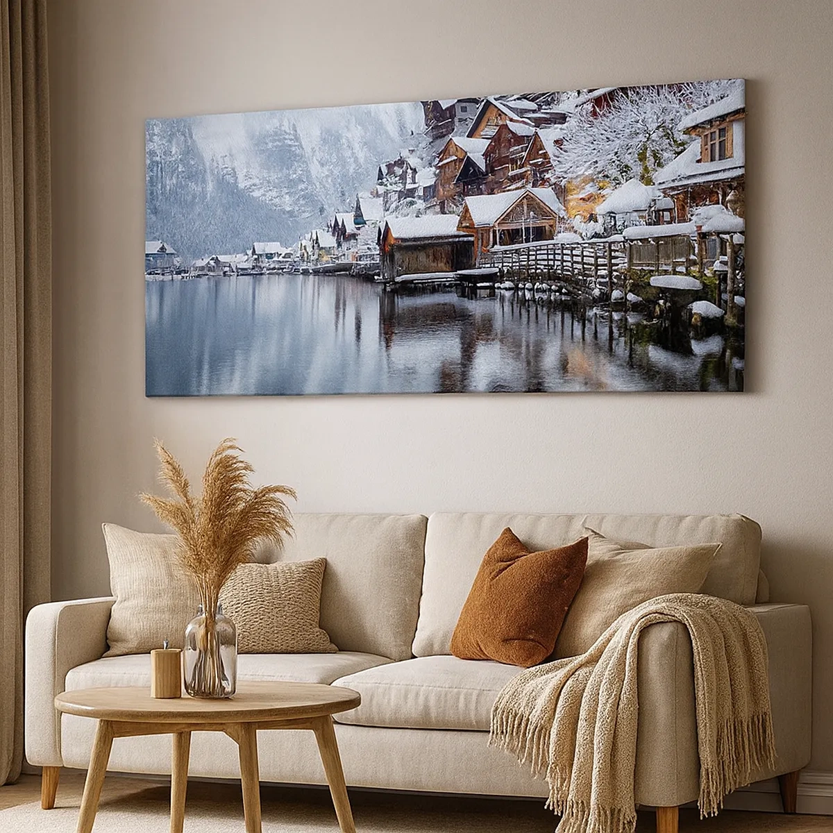 Impression sur toile - Image sur toile - En décoration hivernale - 30x30 cm