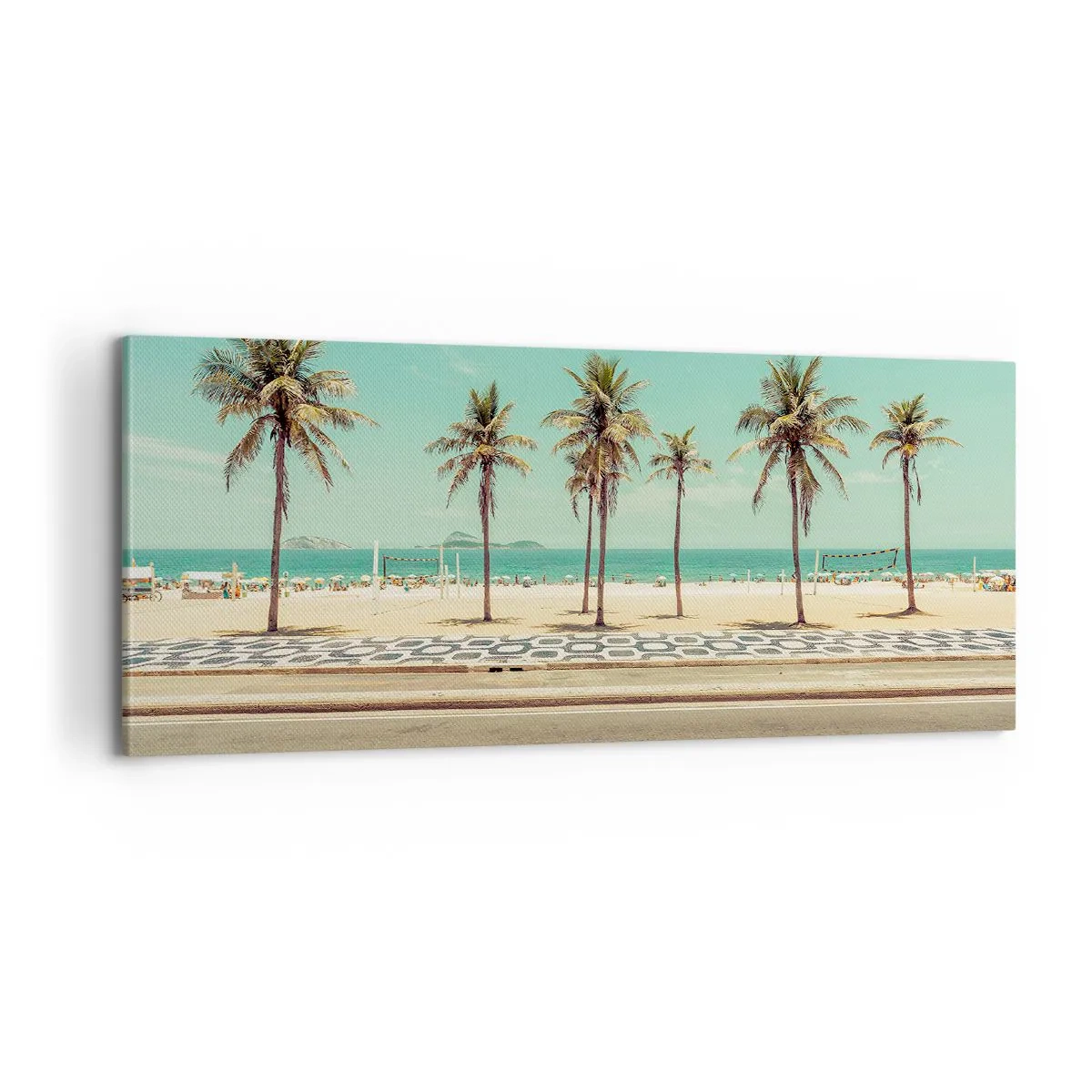 Impression sur toile - Image sur toile - Gardien de plage - 100x40 cm