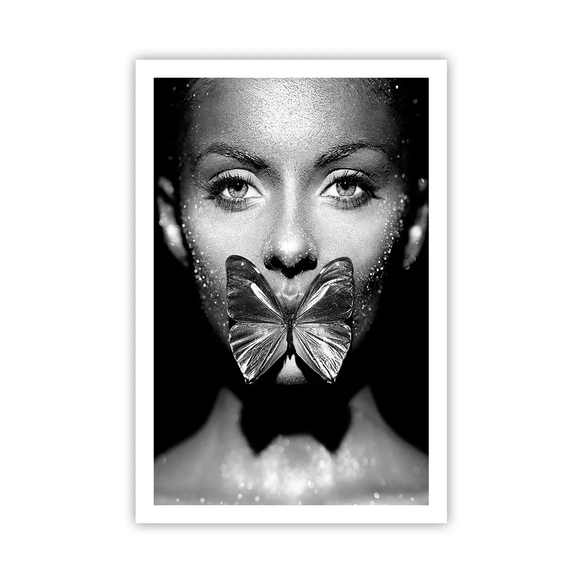 Affiche - Poster - Baiser papillon - 61x91 cm