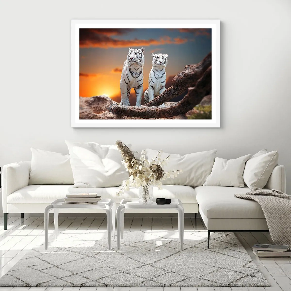 Affiche dans un cadre blanc - Poster - Tout comme à Narnia - 70x50 cm