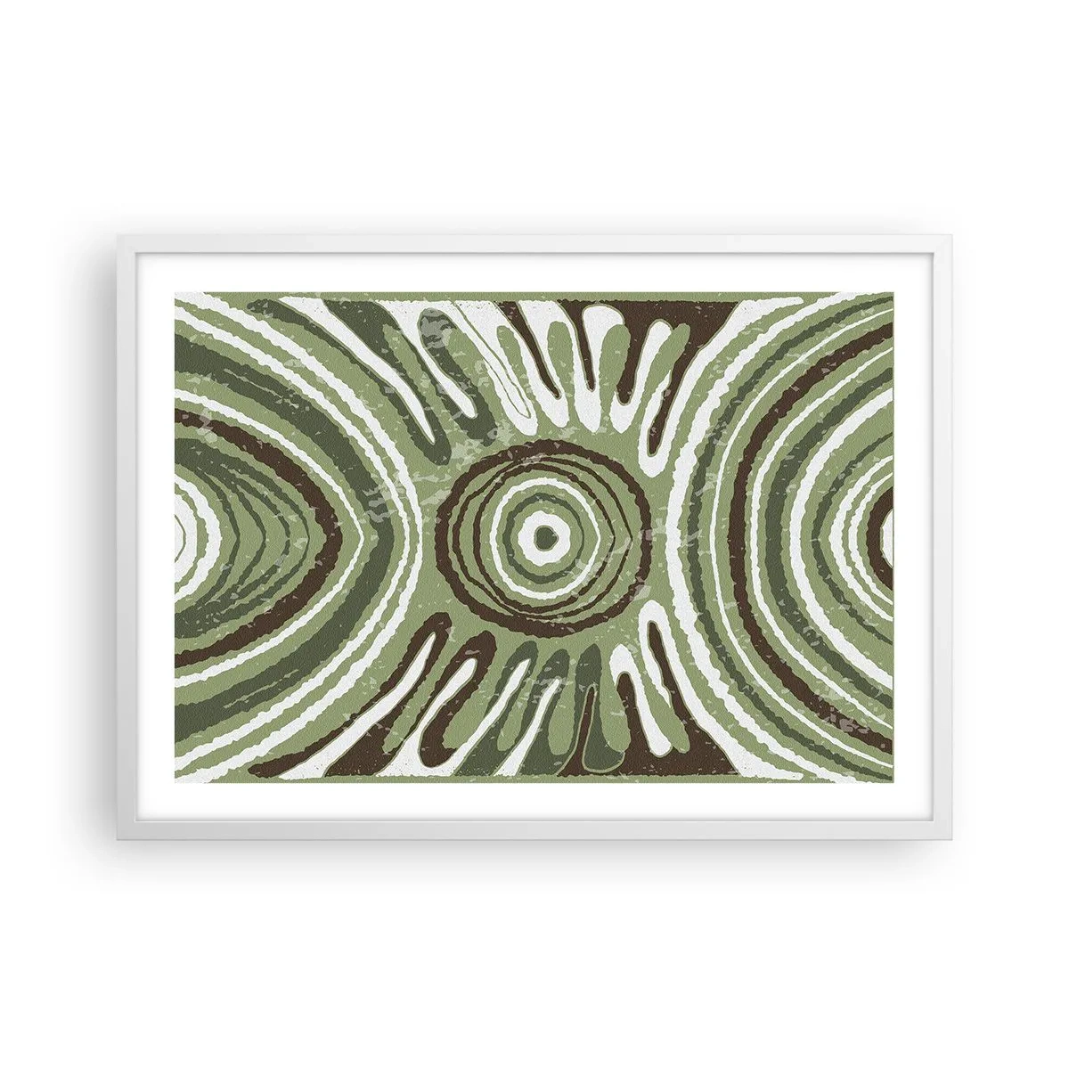Affiche dans un cadre blanc - Poster - Une explosion d'émotions - 70x50 cm