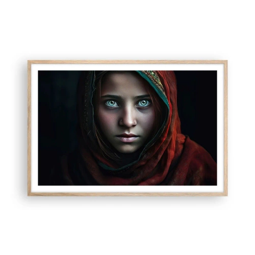 Affiche dans un chêne clair - Poster - Princesse orientale - 91x61 cm