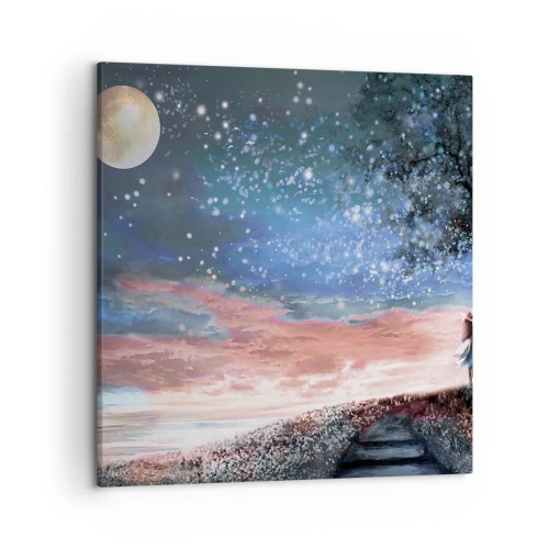 Impression sur toile - Image sur toile - Spectacle étoilé - 50x50 cm