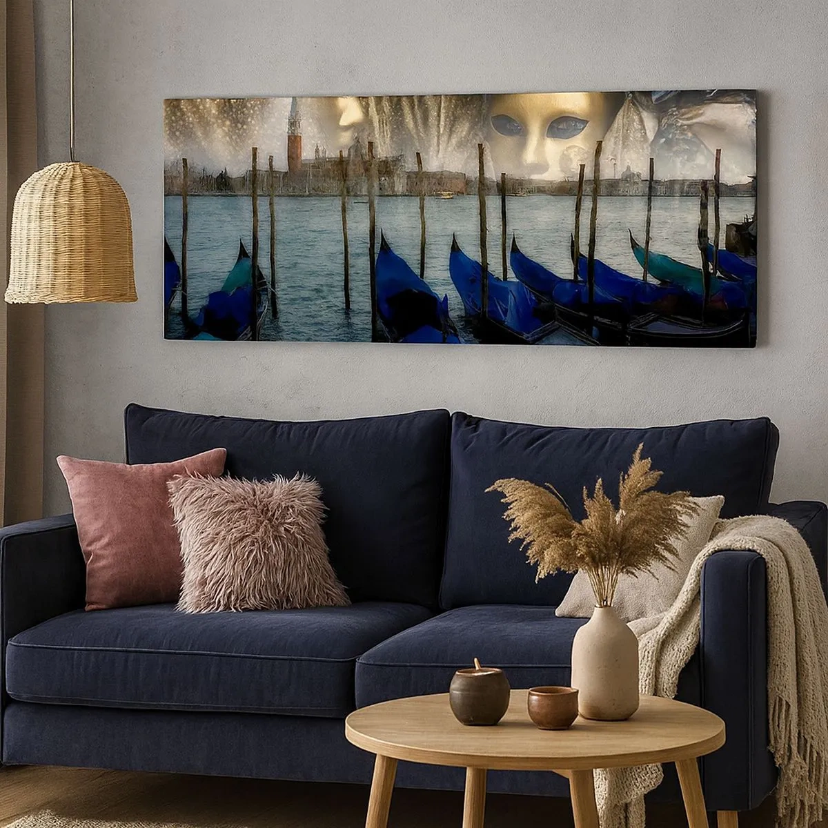 Impression sur toile - Image sur toile - Il est temps de commencer le carnaval - 100x40 cm