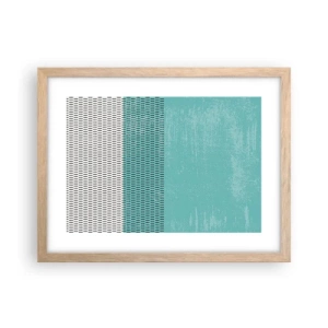 Affiche dans un chêne clair - Poster - Composition équilibrée - 40x30 cm