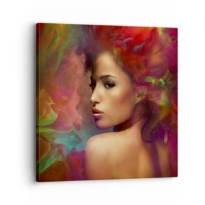 Impression sur toile - Image sur toile - Plus beau qu'un arc-en-ciel, aussi délicat qu'un brouillard - 30x30 cm