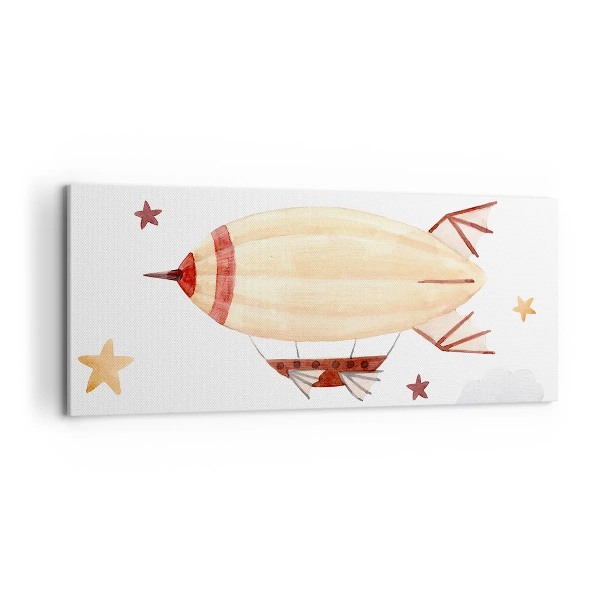 Impression sur toile - Image sur toile - Dirigeable - 100x40 cm