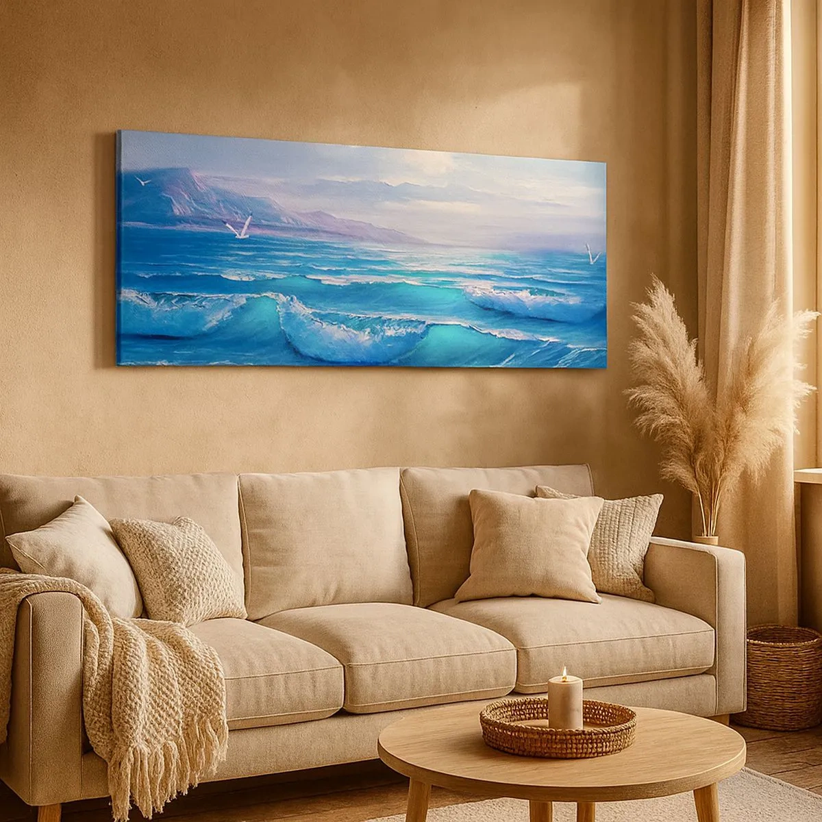 Impression sur toile - Image sur toile - Il apporte un soulagement - 100x40 cm