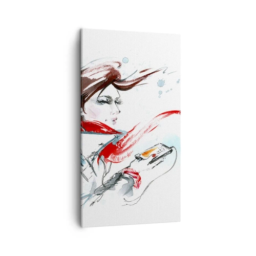 Impression sur toile - Image sur toile - Quelque chose se passe en moi - 45x80 cm
