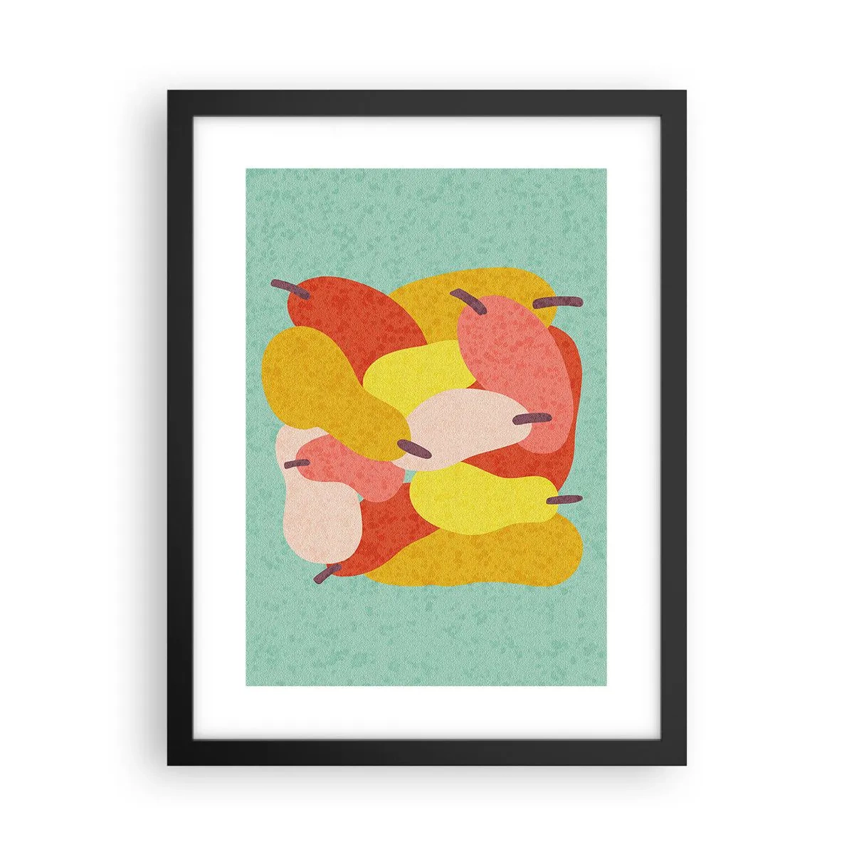 Affiche dans un cadre noir - Poster - Essayez le soleil d'été - 30x40 cm