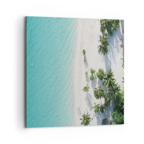 Impression sur toile - Image sur toile - Vacances au paradis - 60x60 cm