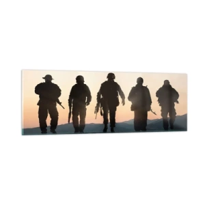 Impression sur verre - Image sur verre - Bienvenue dans notre monde - 90x30 cm