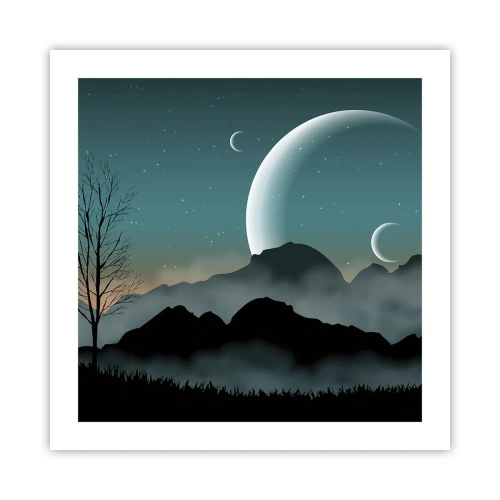 Affiche - Poster - Carnaval de la nuit étoilée - 50x50 cm