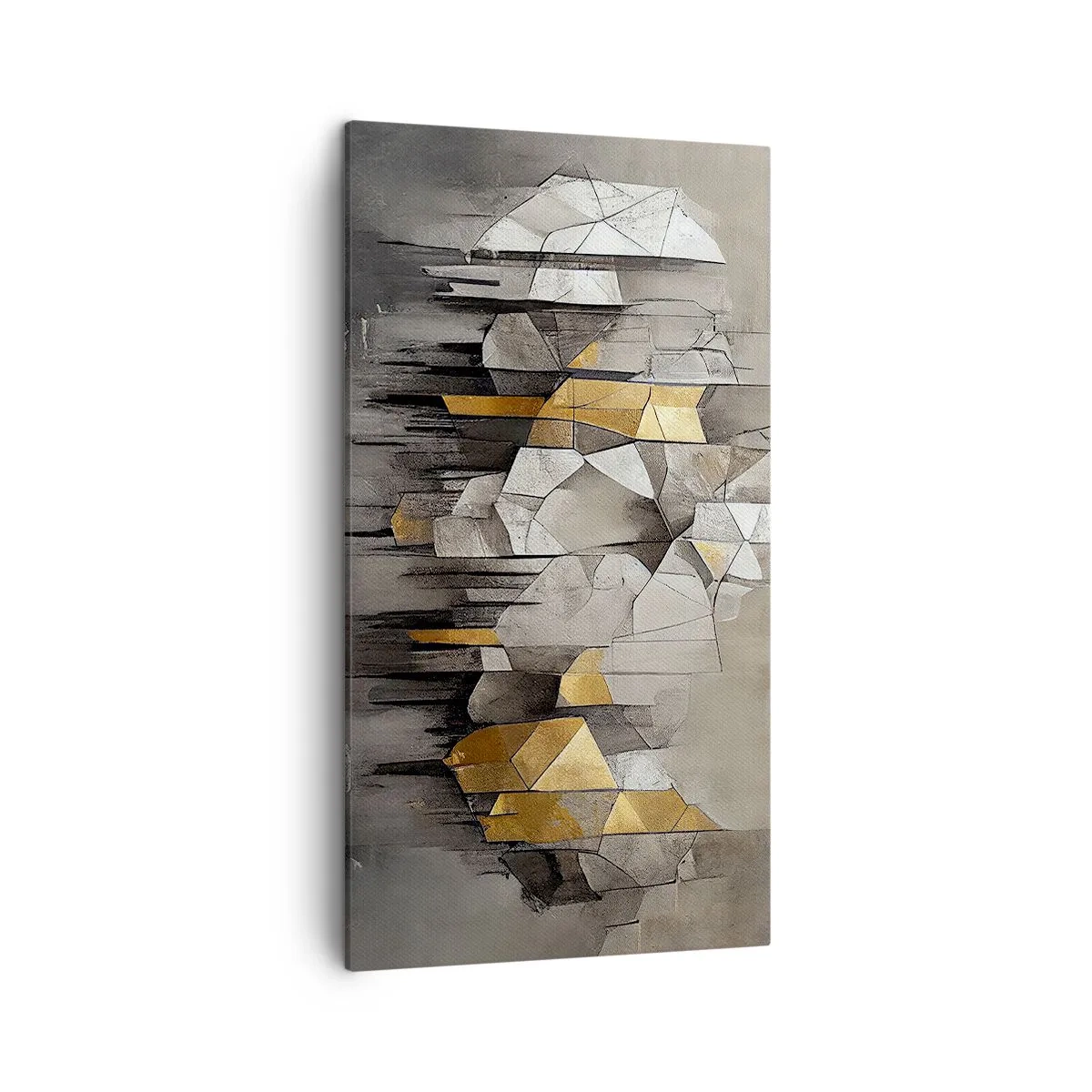 Impression sur toile - Image sur toile - Composition de glace et de lumière - 45x80 cm