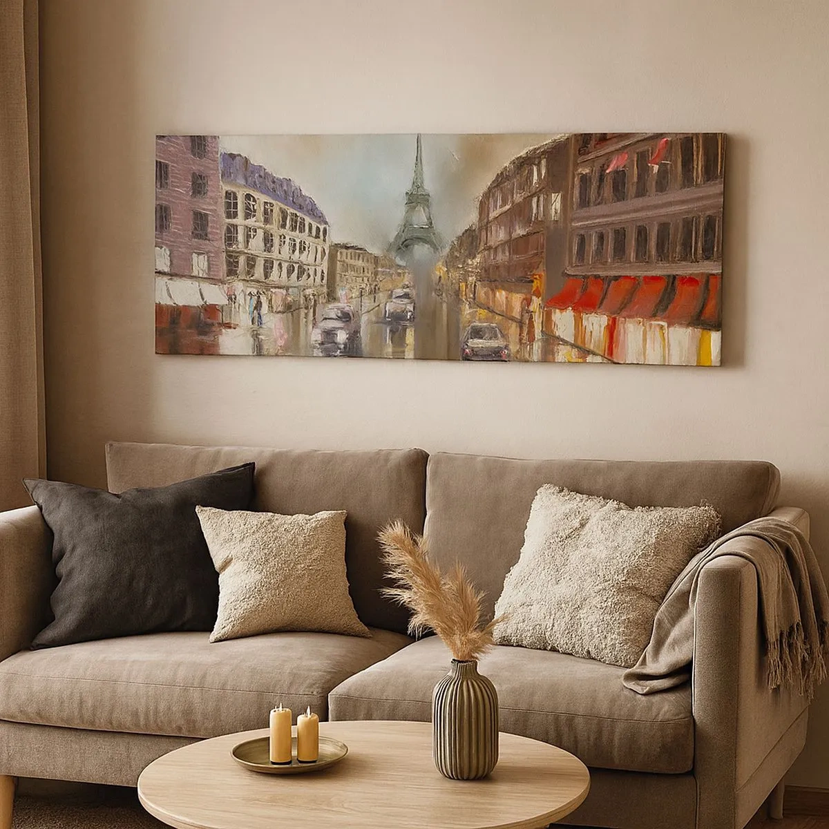 Impression sur toile - Image sur toile - Elle seule compte - 100x40 cm