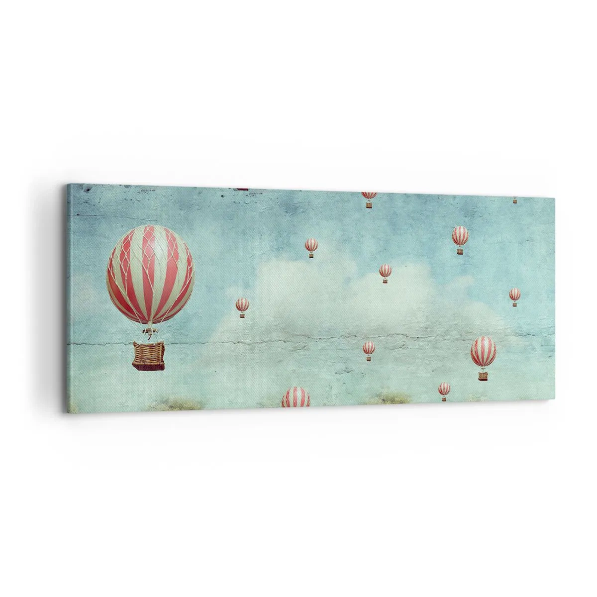 Impression sur toile - Image sur toile - Libre de l'agitation de la vie - 100x40 cm
