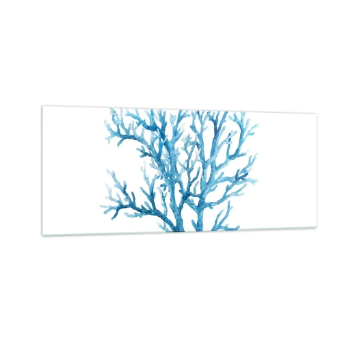 Impression sur verre - Image sur verre - Filigrane nautique - 100x40 cm