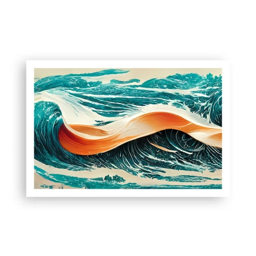 Affiche - Poster - Le rêve d'un surfeur - 91x61 cm