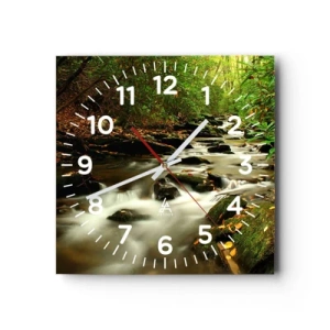 Horloge murale - Pendule murale - Comme de l'argent liquide - 40x40 cm