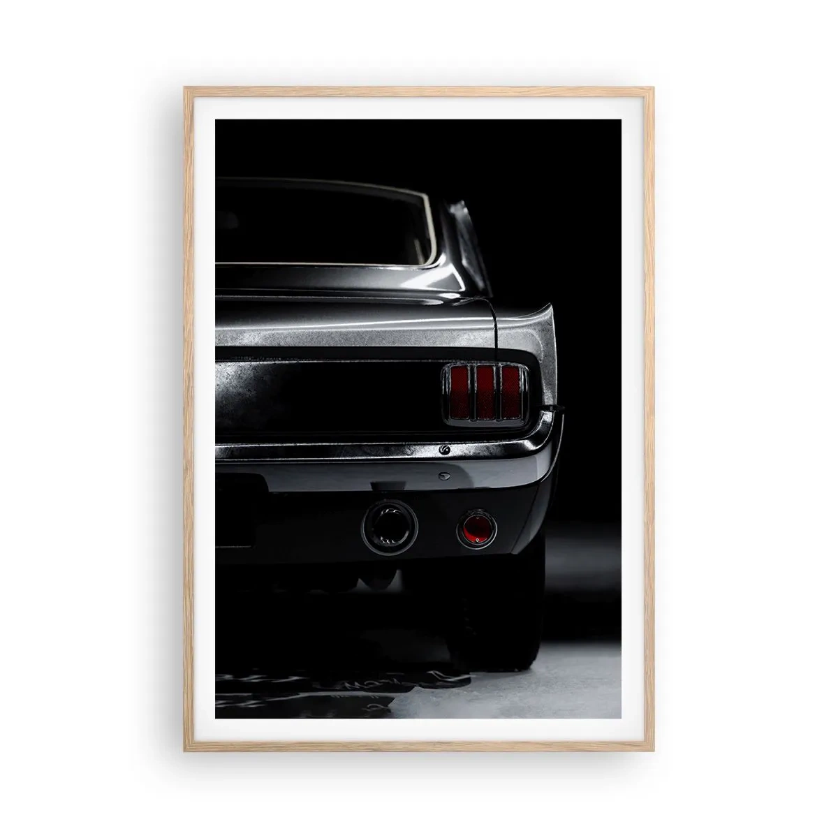 Affiche dans un chêne clair - Poster - Le charme du classique - 70x100 cm