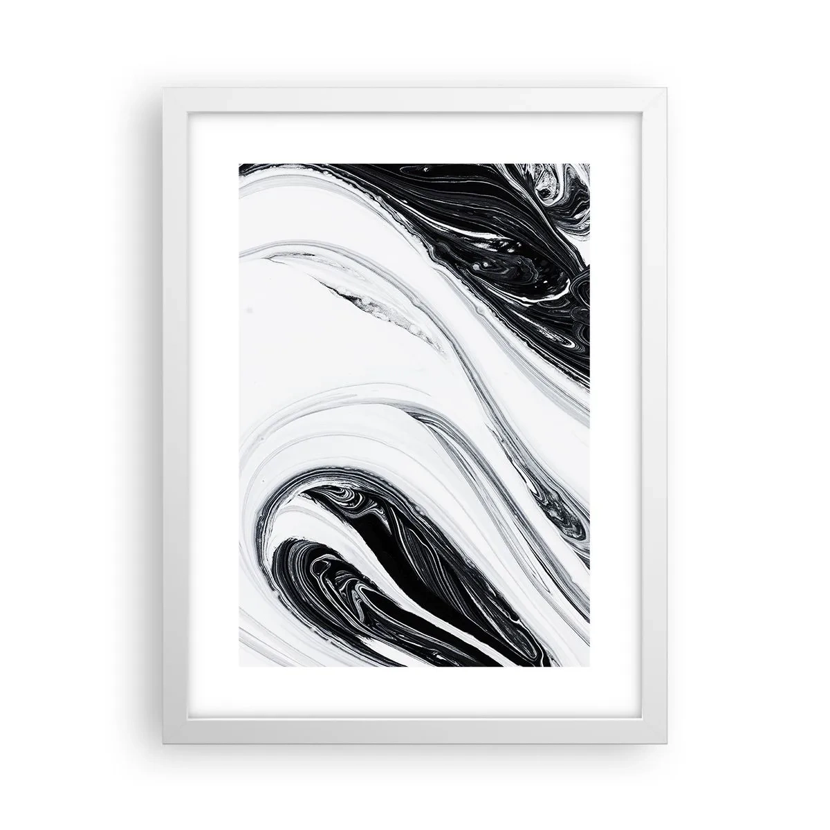 Affiche dans un cadre blanc - Poster - Une combinaison d'opposés - 30x40 cm