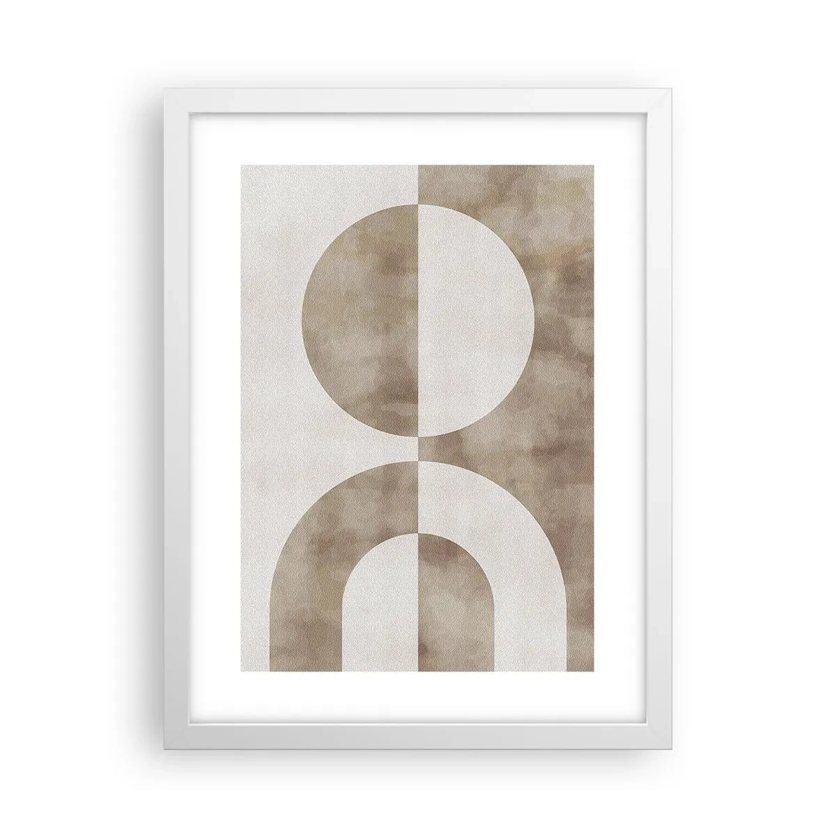 Affiche dans un cadre blanc - Poster - Similitudes et différences - 30x40 cm