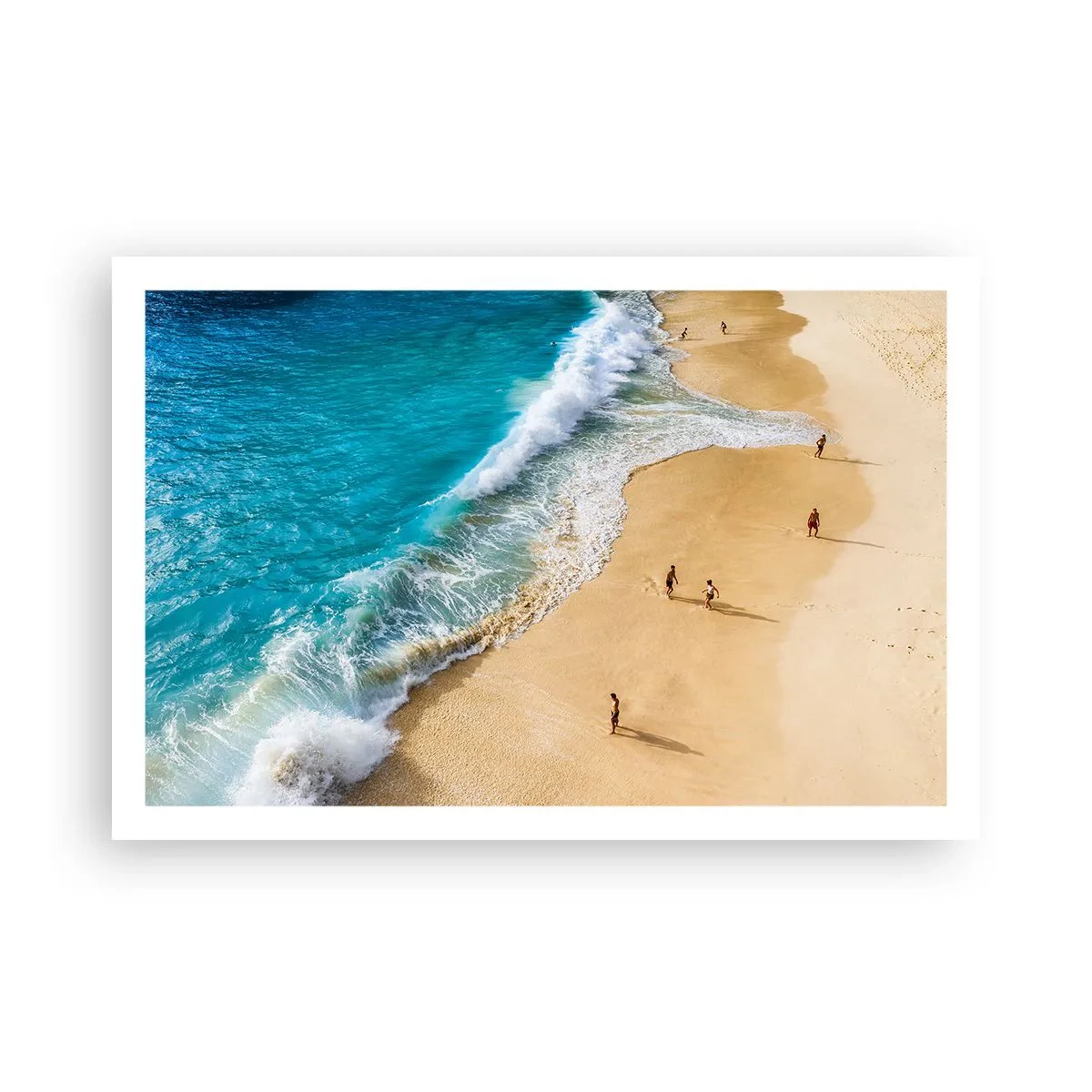 Affiche - Poster - Et ensuite le soleil, la plage… - 91x61 cm