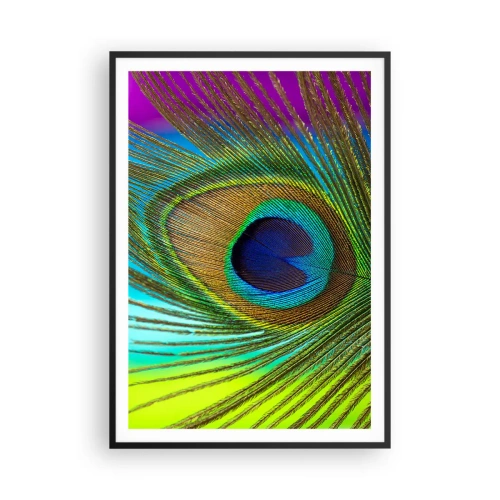 Affiche dans un cadre noir - Poster - Les yeux dans les yeux - 70x100 cm