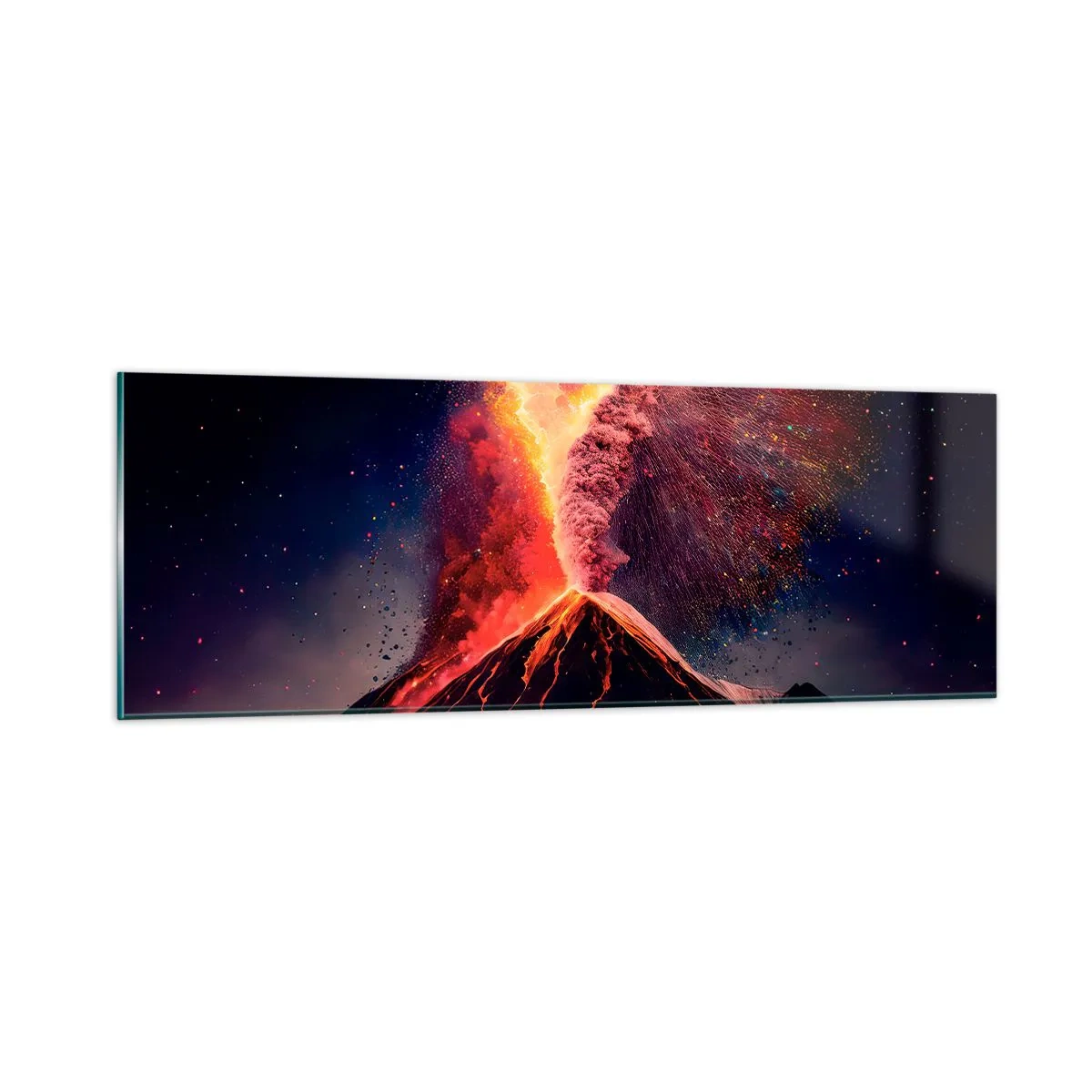 Impression sur verre - Image sur verre - Beauté et horreur - 90x30 cm