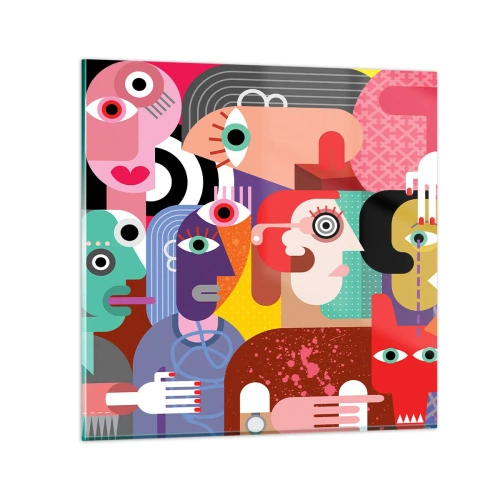 Impression sur verre - Image sur verre - Nous par M. Picasso - 60x60 cm