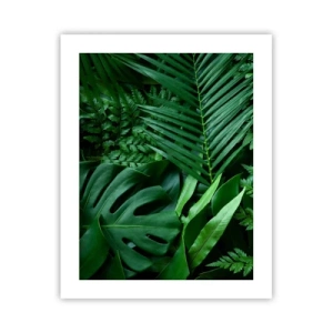 Affiche - Poster - Emmitouflé de verdure - 40x50 cm