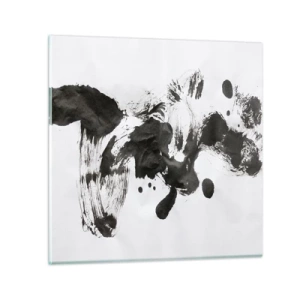 Impression sur verre - Image sur verre - De la méthode dans la folie ? - 50x50 cm