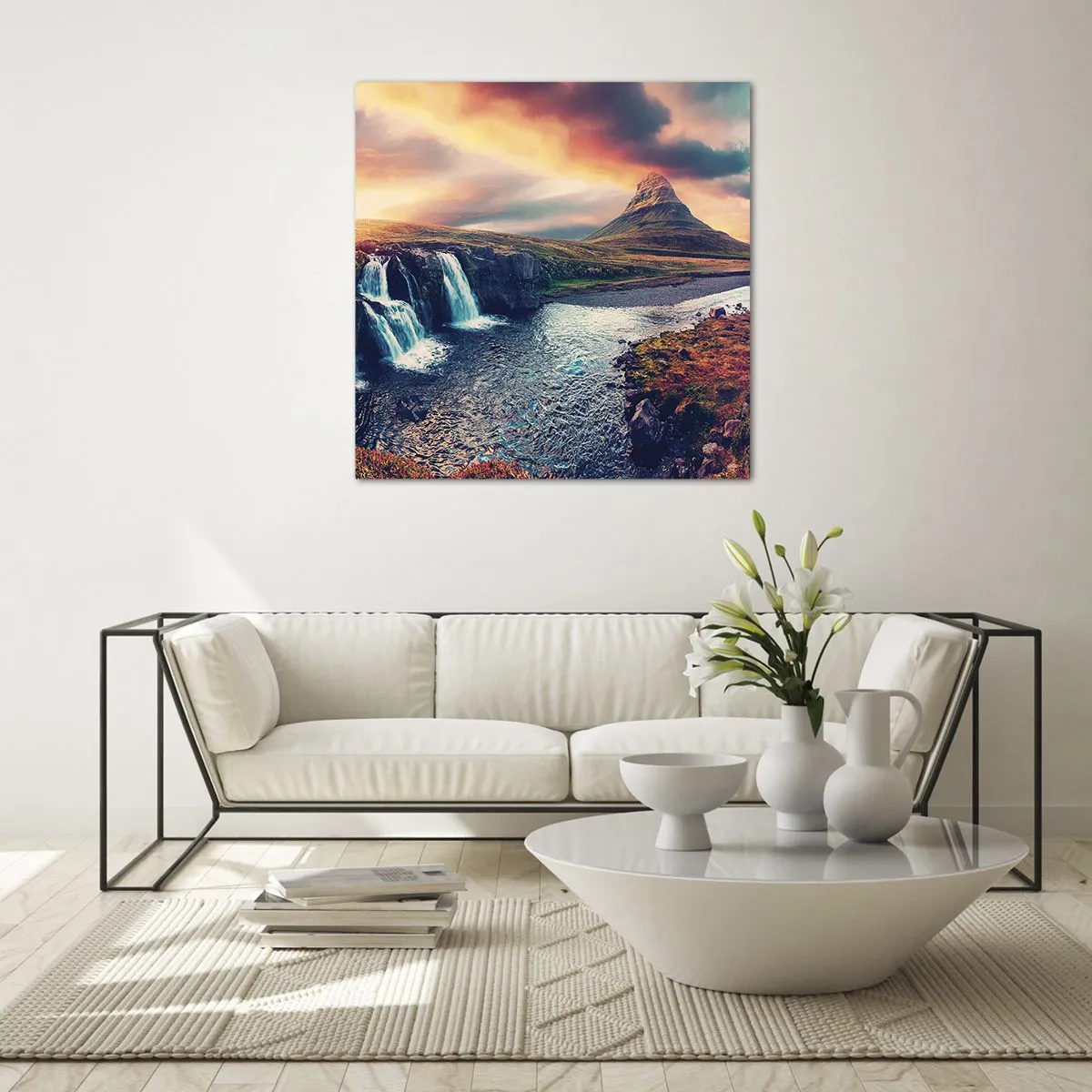 Impression sur verre - Image sur verre - Dans la majesté de la nature - 40x40 cm