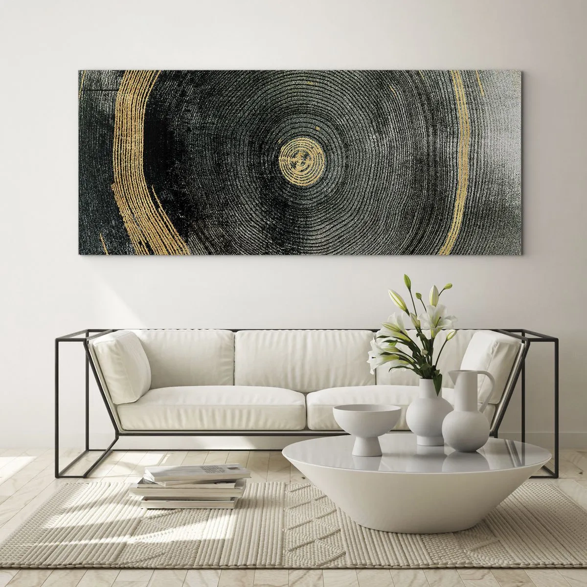 Impression sur verre - Image sur verre - Changement et persistance - 100x40 cm