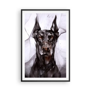 Affiche dans un cadre noir - Poster - Né noble - 61x91 cm