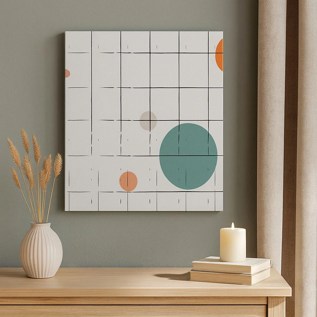 Impression sur toile - Image sur toile - Piégé. Nous ou eux ? - 30x30 cm