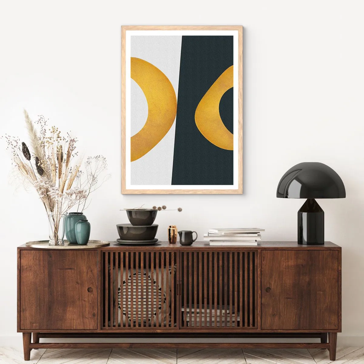 Affiche dans un chêne clair - Poster - Avant tout : l’or - 30x40 cm